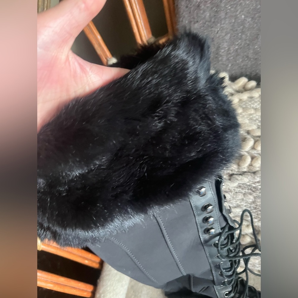 Rudsak Black Knee-High Lace-Up Boots - Picture 2 of 11